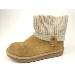 UGG Shaina Sweater Cuff Bootie Size 8 Boho Cozy Comfy Winter Fall